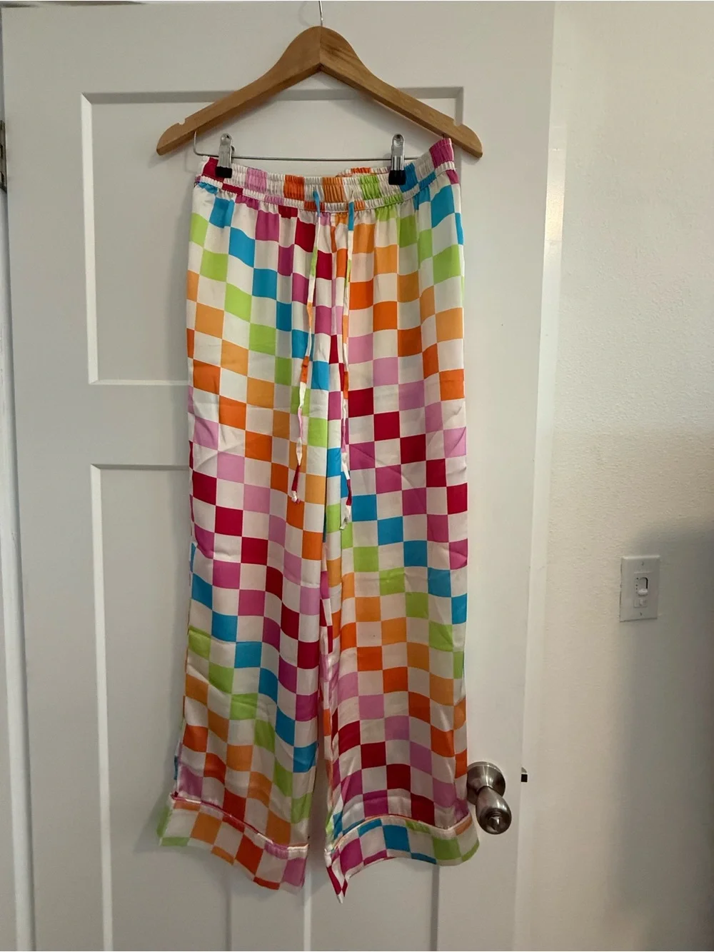 Show Me Your MuMu Multicolor Checkerboard Pajama Set